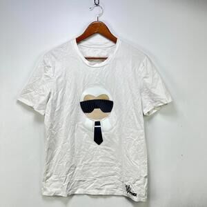 Fendi Karl Lagerfeld T Shirt Large